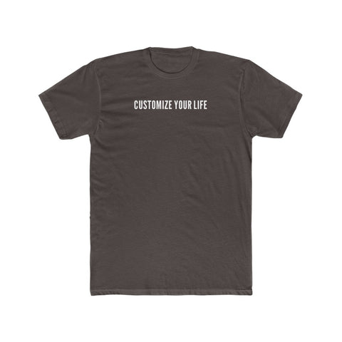 Customize Your Life Tee in Chocolate